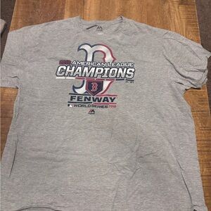 Gray American League Champions T-Shirt